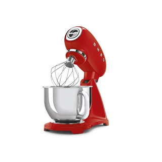 Smeg Retro konyhai robotgép, piros test és talp SMF03RDEU