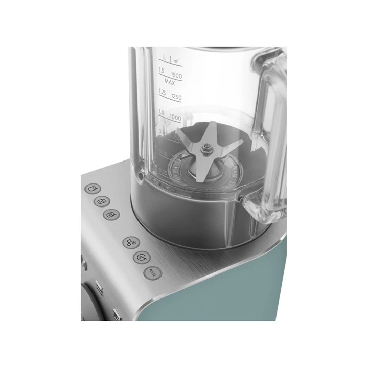 Smeg Retro nagy teljesítményű trumixgép, vacuum, matt smaragdzöld BLC02EGMEU