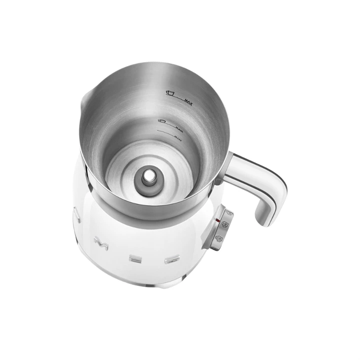 Smeg tejhabosító, retro, fehér MFF11WHEU