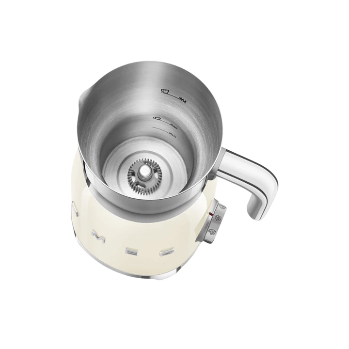 Smeg tejhabosító, retro, bézs MFF11CREU