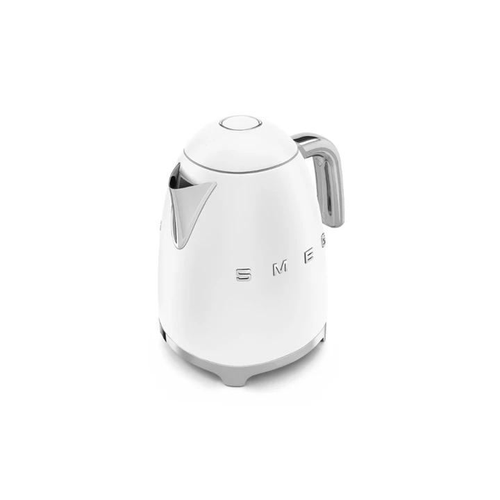 Smeg Retro vízforraló, 3d logó, matt fehér KLF03WHMEU