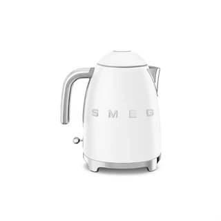 Smeg Retro vízforraló, 3d logó, matt fehér KLF03WHMEU