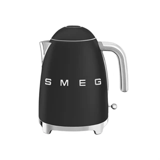 Smeg Retro vízforraló, 3d logó, matt fekete KLF03BLMEU