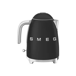 Smeg Retro vízforraló, 3d logó, matt fekete KLF03BLMEU