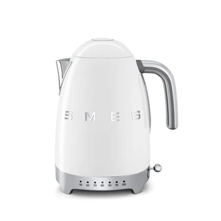Smeg vízforraló, retro, állítható hőmérséklet, fehér KLF04WHEU