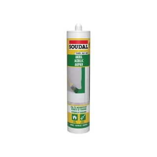 Soudal festhető akril tömítő 280 ml fehér 154565