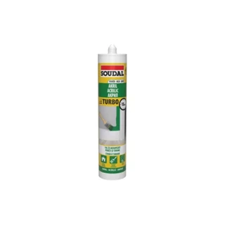 Soudal Akril Turbo gyorskötésú festhető tömítő fehér 280 ml 153455