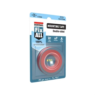 Soudal fix all mounting tape  átlátszó, kétoldalas ragasztószalag 155603