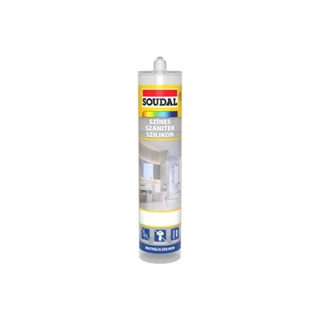 Soudal Szaniter szilikon, color transzparens átlátszó 310 ml 166548