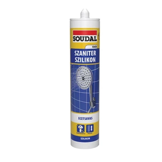 Soudal Szaniter Szilikon, fehér 280 ml 153419, 172580