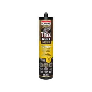 Soudal T-REX GOLD "TURBO" szerelőragasztó, fehér 290 ml 175534