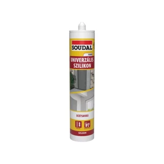 Soudal univerzális szilikon, ecetsavas fehér 280 ml 153512