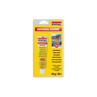 Soudal univerzális szilikon, átlátszó 60 ml 120032