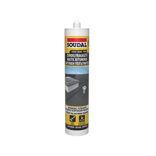 Soudal zsindelyragasztó - fekete/280ml - bitumen 106650 Soudal zsindelyragasztó - fekete/280ml - bitumen 106650