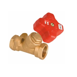 Herz Strömax 4017 beszabályozó szelep, ferde kivitel, mérőcsonk nélkül, R 1/2" Kvs:2,0 1401761