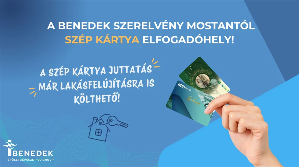 SZÉP Kártya elfogadóhely lettünk