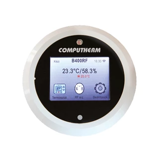 Computherm B400 RF Wi-Fi termosztát vezeték nélküli hőérzékelővel B400RF