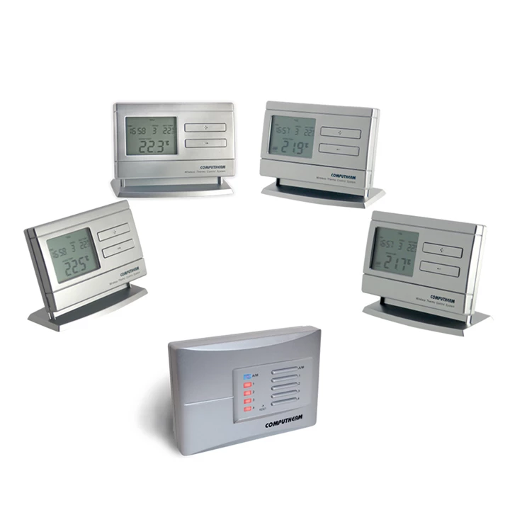 Computherm Q8RF multizónás vezeték nélküli  (rádiófrekvenciás) programozható termosztát Q8RF