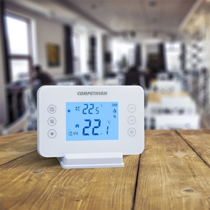 Computherm T70RF vezeték nélküli (rádiófrekvenciás), programozható szobatermosztát T70RF Computherm T70RF vezeték nélküli (rádiófrekvenciás), programozható szobatermosztát T70RF