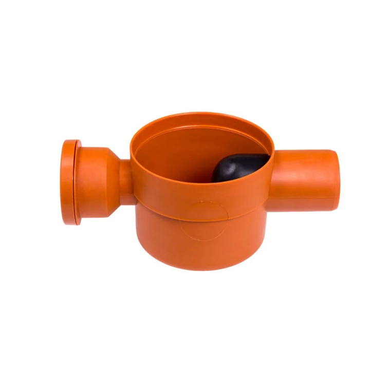 Styron tokozott, gumigyűrűs kétágú padlószifon, 80mm magas STY-652 Styron tokozott, gumigyűrűs kétágú padlószifon, 80mm magas STY-652