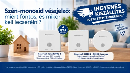 Szén-monoxid vészjelző: miért fontos, és mikor kell lecserélni?