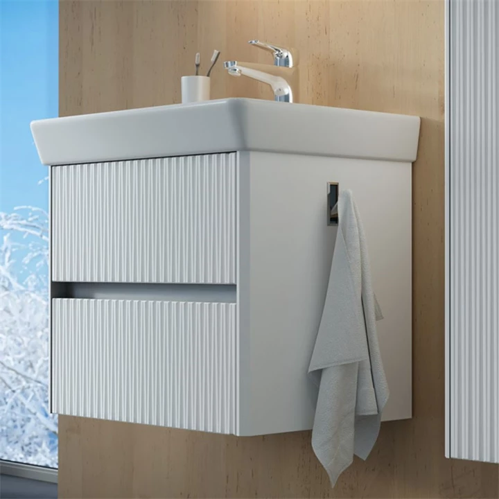 T-boss Milla 60 alsószekrény mosdóval, magas fehérfényű 139394