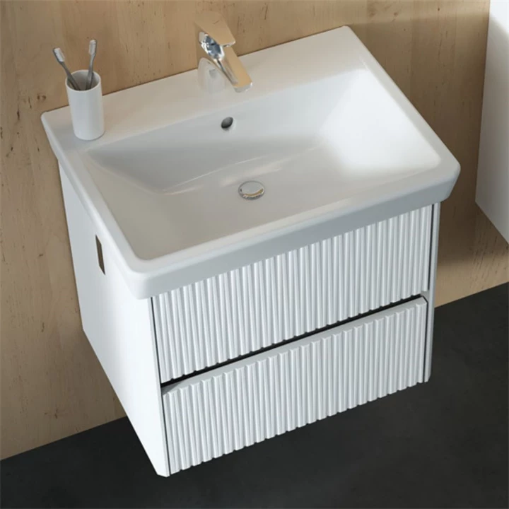 T-boss Milla 60 alsószekrény mosdóval, magas fehérfényű 139394