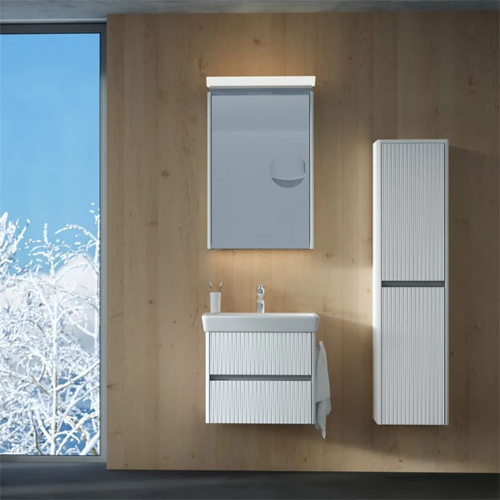 T-boss Milla 60 alsószekrény mosdóval, magas fehérfényű 139394