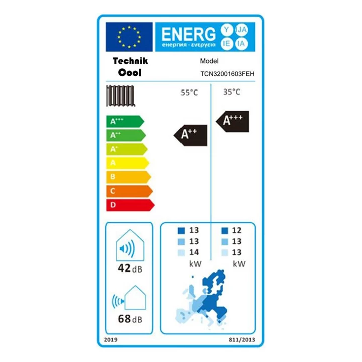 Technik Cool PRO split levegő-víz hőszivattyú, 16 kW, 3 fázisú, 400 V TCN32001603FEH Technik Cool PRO split levegő-víz hőszivattyú, 16 kW, 3 fázisú, 400 V TCN32001603FEH