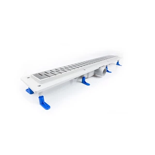 Technik Sanitary Zuhanyfolyóka, 800 mm-es, rozsdamentes Medium ráccsal TT-M-80