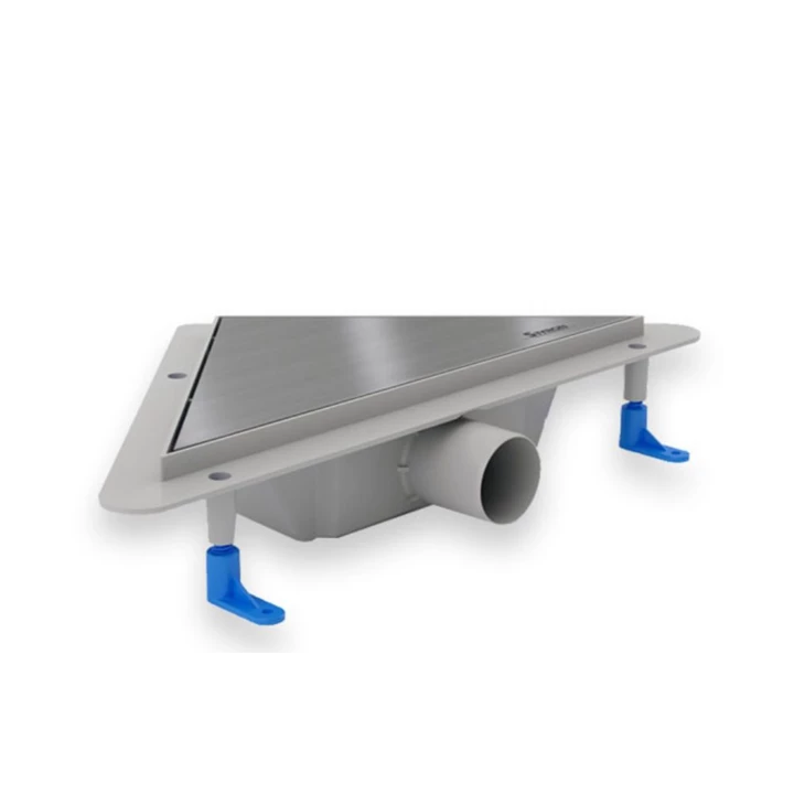Technik Sanitary Sarok zuhanyfolyóka, rozsdamentes Klasszik ráccsal, fényes TT-KF Technik Sanitary Sarok zuhanyfolyóka, rozsdamentes Klasszik ráccsal, fényes TT-KF
