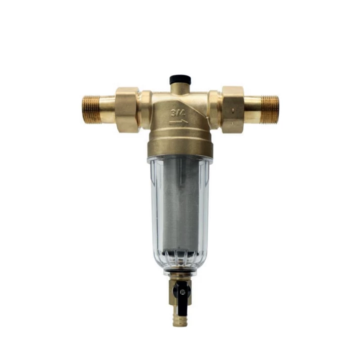 Technik Therm Mechanikai előszűrő (vízszűrő), 3/4", 3 m3/h, 16 bar, 50 mikron, nyomásmérővel, visszamosható TT-CPF-3-B Technik Therm Mechanikai előszűrő (vízszűrő), 3/4", 3 m3/h, 16 bar, 50 mikron, nyomásmérővel, visszamosható TT-CPF-3-B