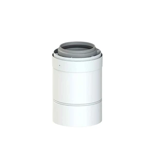 Tricox PPs/Alu köztes záró elem, külső fali rendszerhez,80/125mm PAKZ60