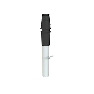 Tricox PPs/Alu tető átvezetés 80/125mm fekete EconeXt PATÁ60