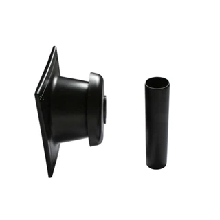 Tricox kürtő fedél fekete 80mm KF20