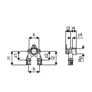 Uponor S-Press PLUS fém U falikorong 16-1/2" BM-16 1070629 Uponor S-Press PLUS fém U falikorong 16-1/2" BM-16 1070629