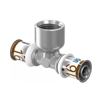 Uponor S-Press PLUS fém belsőmenetes T-idom 16-1/2" BM-16 1070595 Uponor S-Press PLUS fém belsőmenetes T-idom 16-1/2" BM-16 1070595