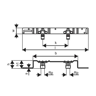 Uponor S-Press PLUS fém szerelt falikorong 16-1/2" BM 150mm 1070662 Uponor S-Press PLUS fém szerelt falikorong 16-1/2" BM 150mm 1070662