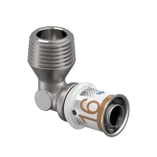 Uponor S-Press PLUS külsőmenetes könyök 16-1/2" KM 1070532
