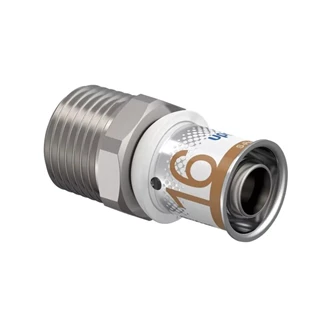 Uponor S-Press PLUS külsőmenetes csatlakozó 16-1/2" KM 1070502 Uponor S-Press PLUS külsőmenetes csatlakozó 16-1/2" KM 1070502
