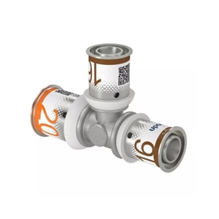 Uponor S-Press PLUS fém szűkített T-idom 20-16-16 1070567 Uponor S-Press PLUS fém szűkített T-idom 20-16-16 1070567
