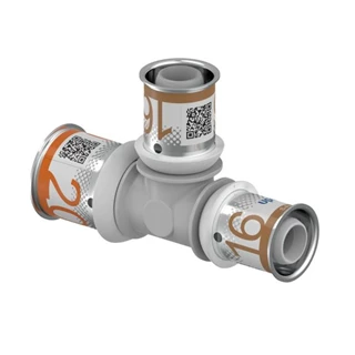 Uponor S-Press PLUS PPSU szűkített T-idom 20-16-16 1039949