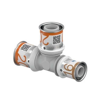 Uponor S-Press PLUS PPSU szűkített T-idom 20-20-16 1039951