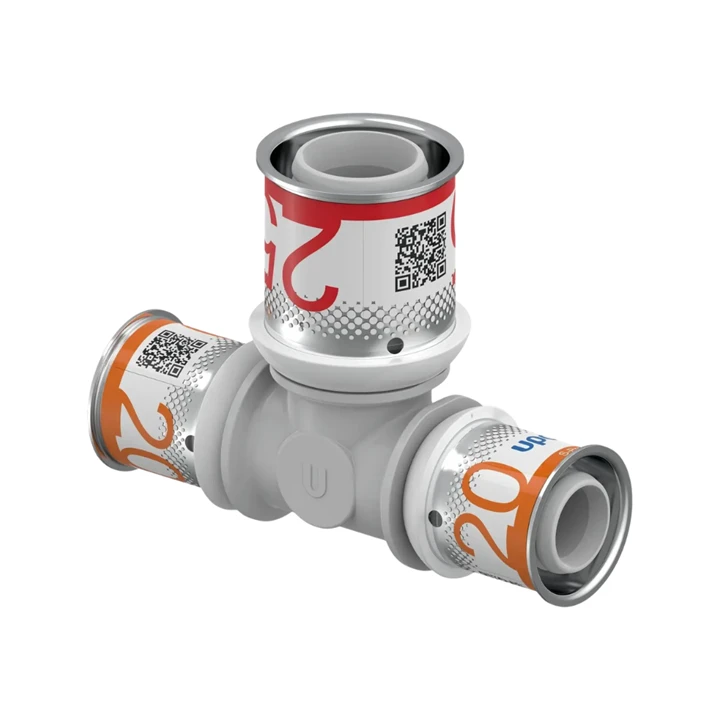 Uponor S-Press PLUS PPSU szűkített T-idom 20-25-20 1039952