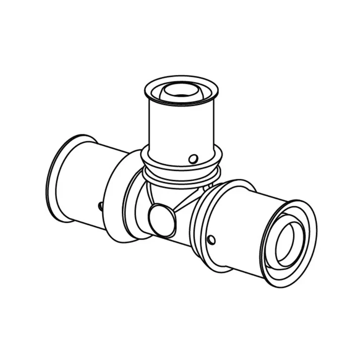 Uponor S-Press PLUS PPSU szűkített T-idom 20-25-20 1039952
