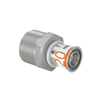 Uponor S-Press PLUS külsőmenetes csatlakozó 20-1" KM 1070506
