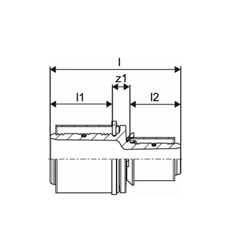Uponor S-Press PPSU szűkítő 75-50 1032885 Uponor S-Press PPSU szűkítő 75-50 1032885