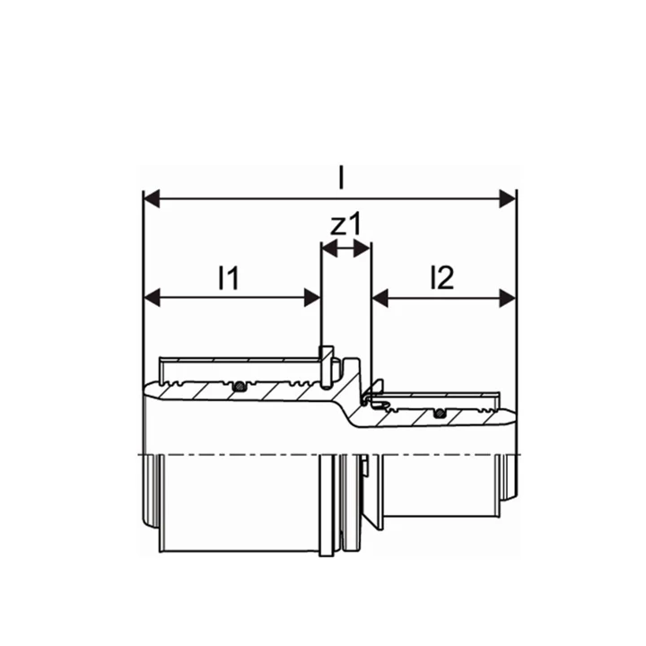 Uponor S-Press PPSU szűkítő 75-50 1032885 Uponor S-Press PPSU szűkítő 75-50 1032885