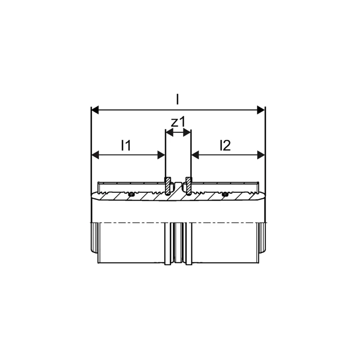 Uponor S-Press toldó PPSU 75-75 1032882