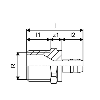 Uponor Q&E Minitec réz csatlakozó 9,9-R1/2"MT 1005265 Uponor Q&E Minitec réz csatlakozó 9,9-R1/2"MT 1005265